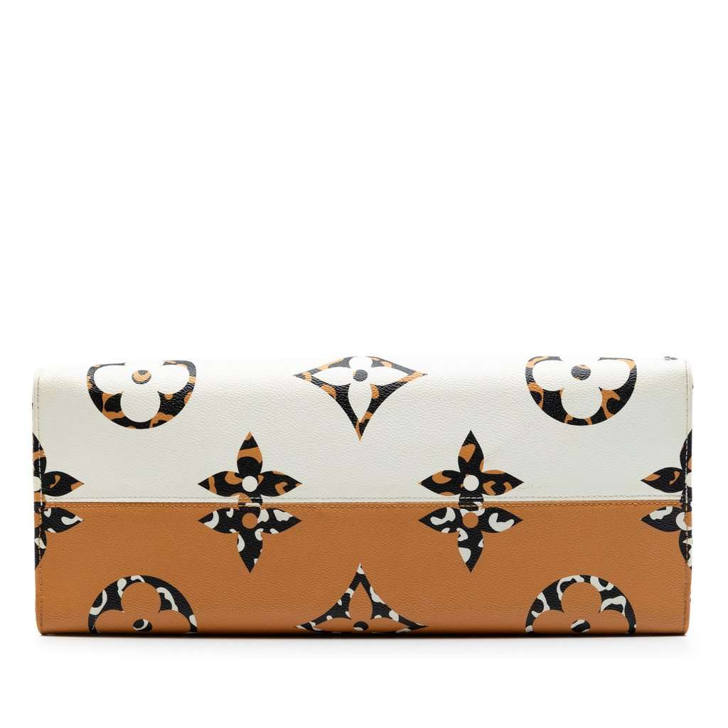 Louis Vuitton Monogram Giant Jungle Onthego GM White Very good condition - Inside View