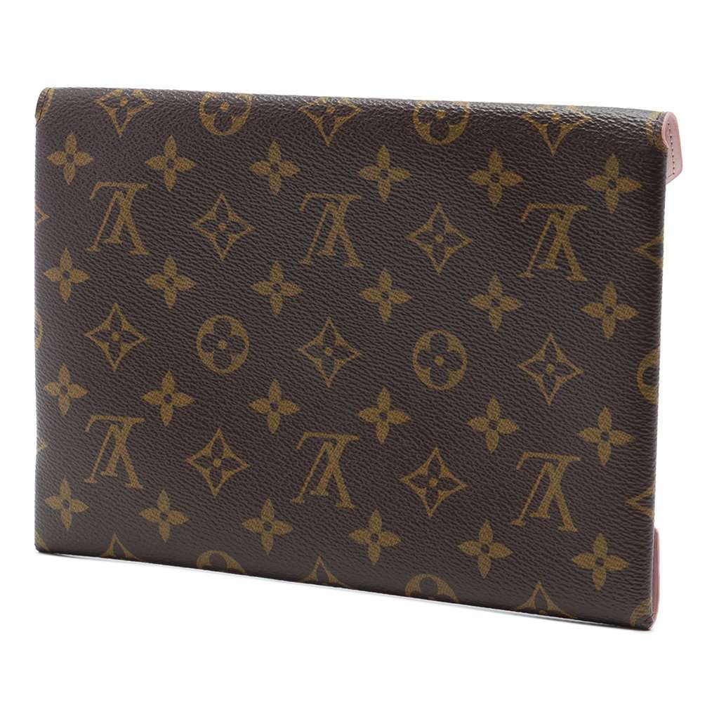 Louis Vuitton Monogram Pochette Kirigami GM Brown Very good condition - Back View