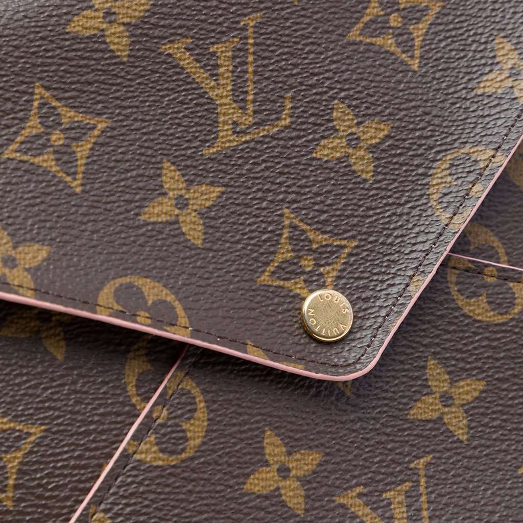Louis Vuitton Monogram Pochette Kirigami GM Brown Very good condition - Box View