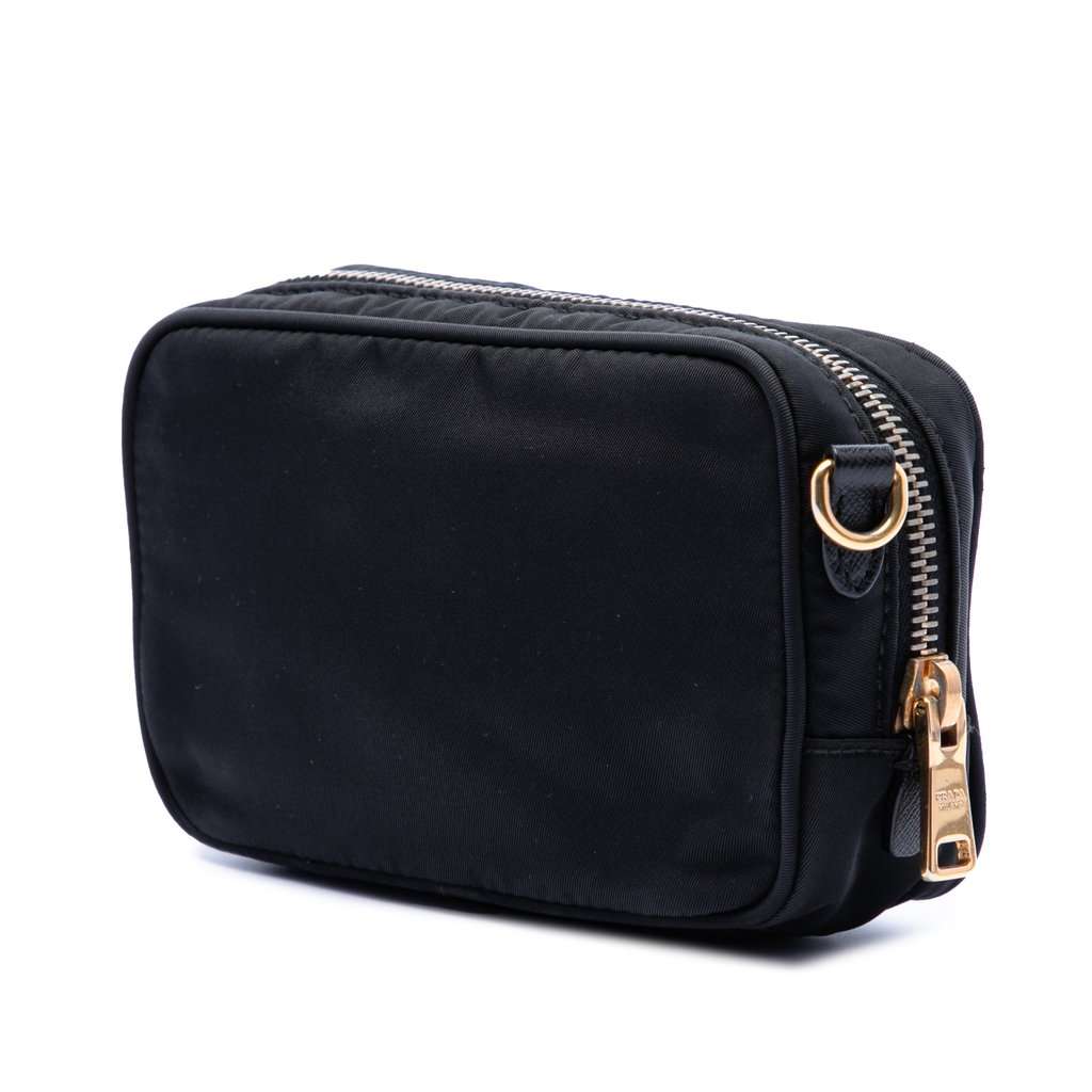 Prada Mini Tessuto Camera Bag Black Very good condition - Back View