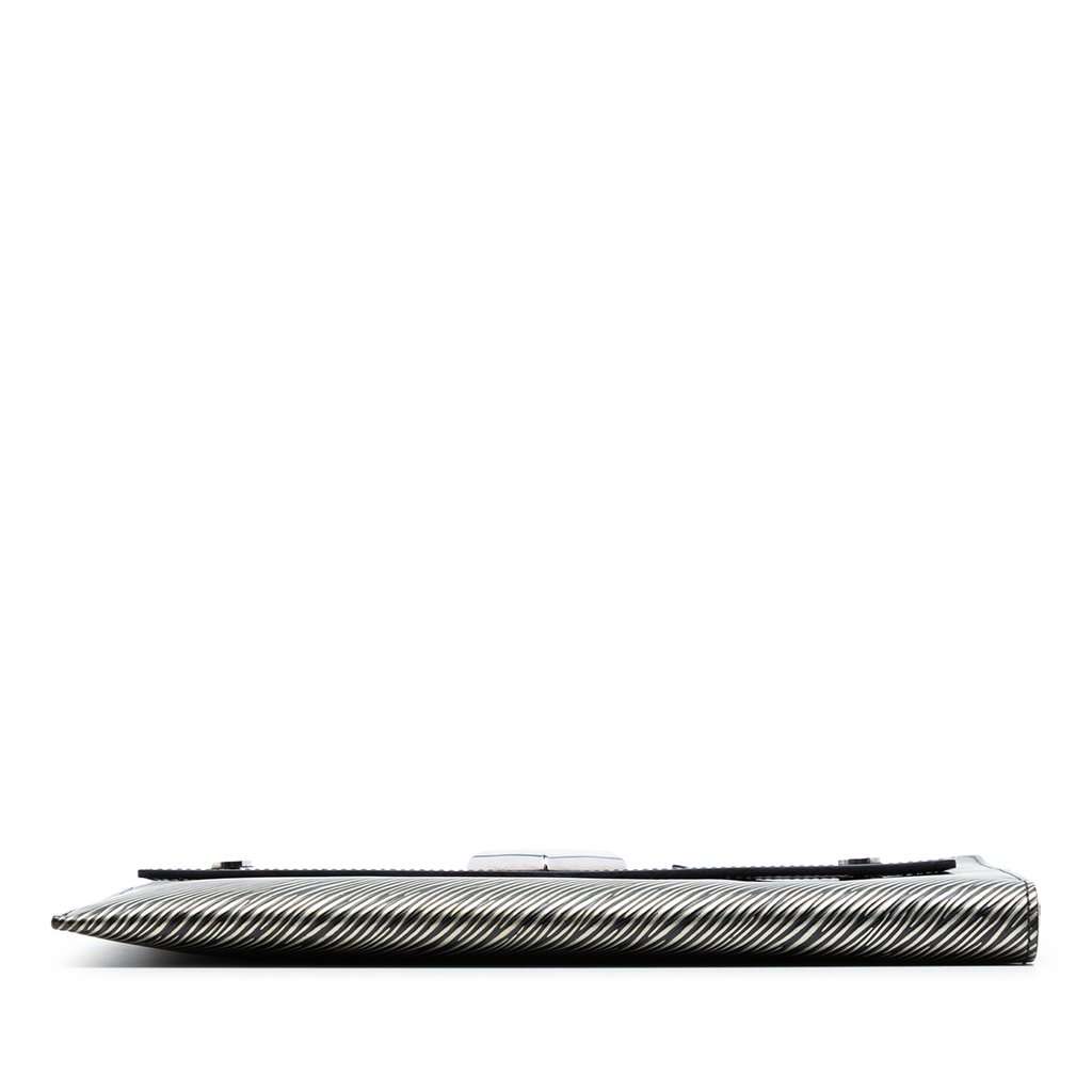 Louis Vuitton Epi Essential V Pochette Silver Leather Very good condition - Inside View
