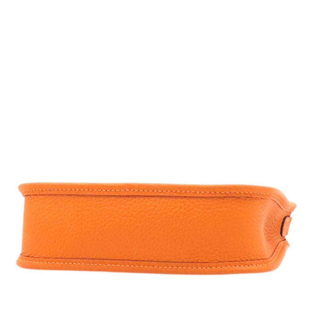 Hermès Clemence Evelyne TPM 16 Orange Leather Very good - Inside View