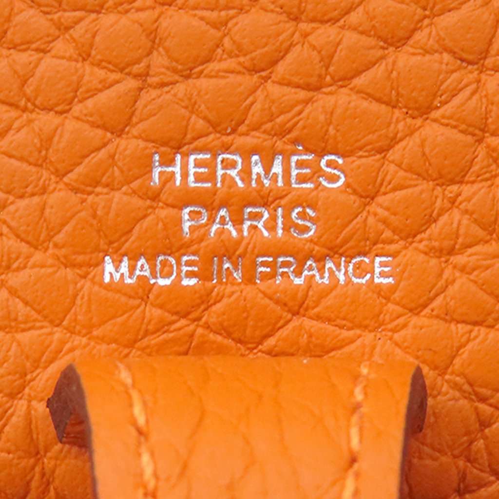 Hermès Clemence Evelyne TPM 16 Orange Leather Very good - Box View
