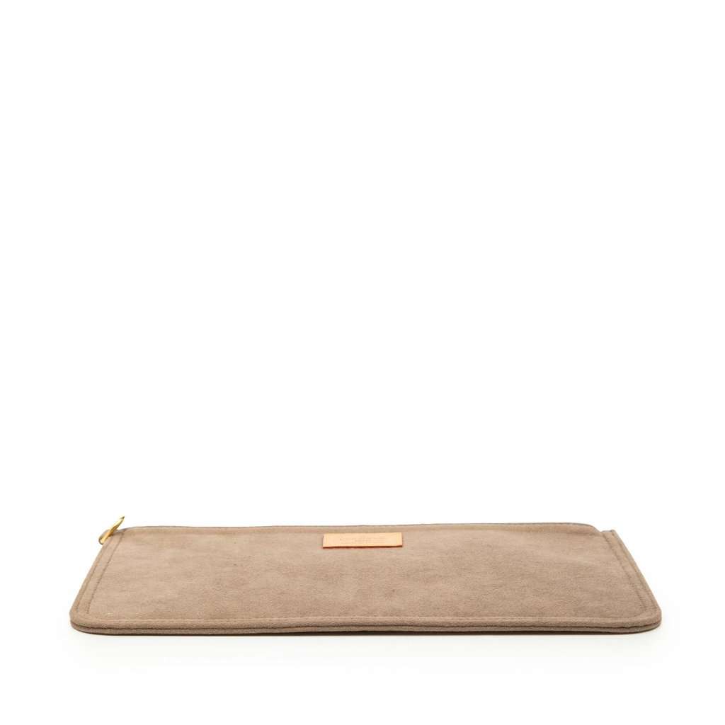 Louis Vuitton Suede Aurelia GM Pouch Brown Leather Very good condition - Inside View