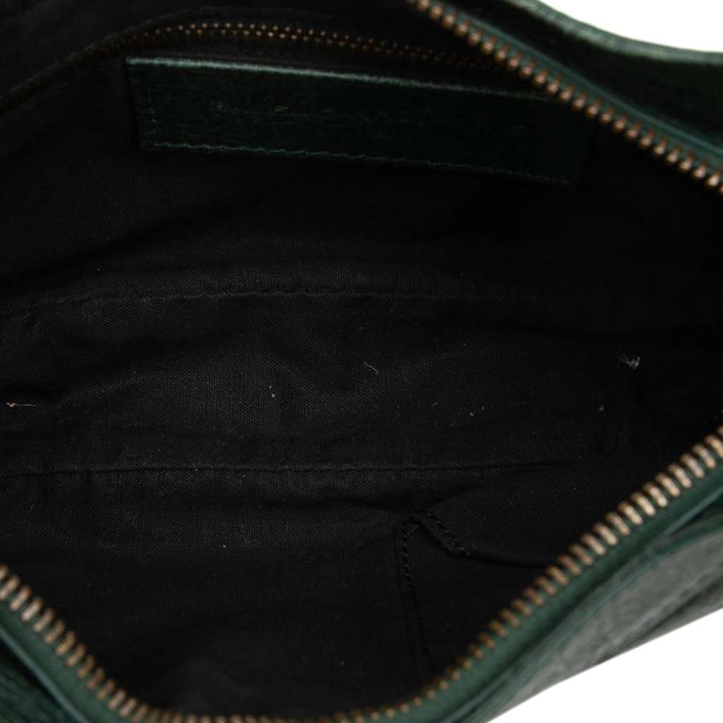 Balenciaga Lambskin Motocross Classic Hip Crossbody Green Leather Very good condition - Model View