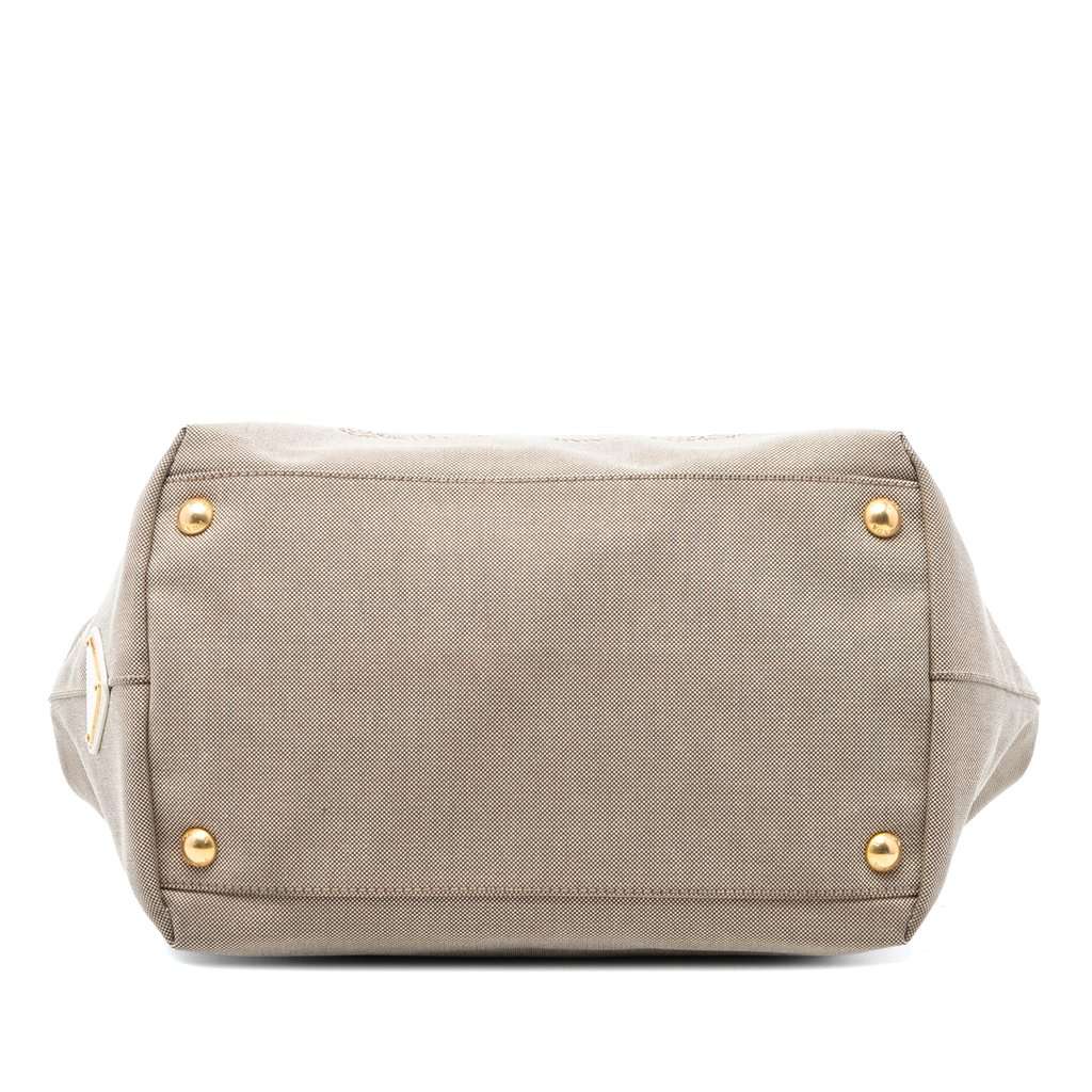 Prada Canvas Canapa Logo Tote Brown Very good - Inside View