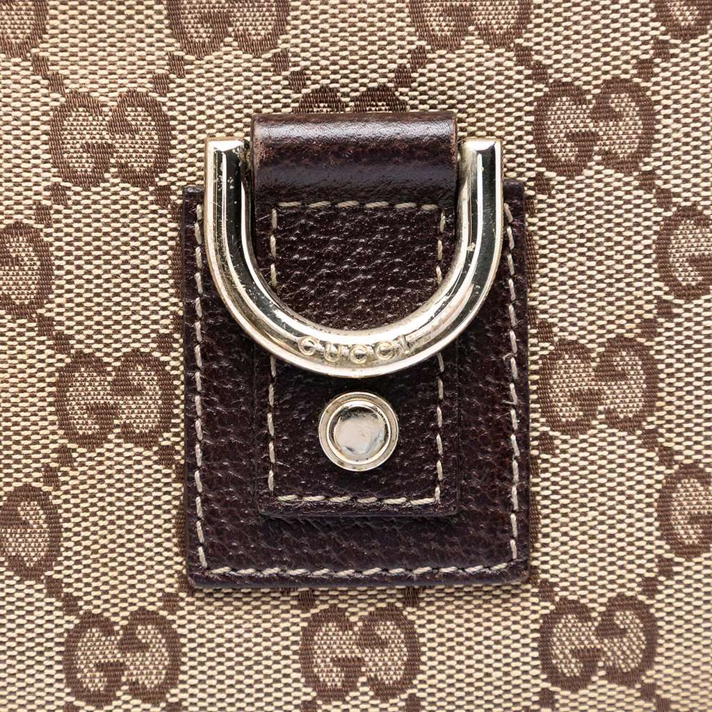 Gucci GG Canvas Abbey D Ring Shoulder Bag Beige Very good condition - Box View
