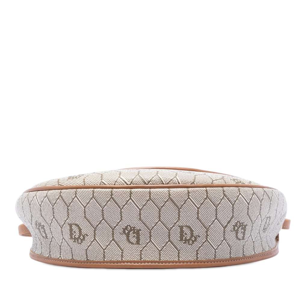Dior Honeycomb Coated Canvas Crossbody Beige Very good - Inside View