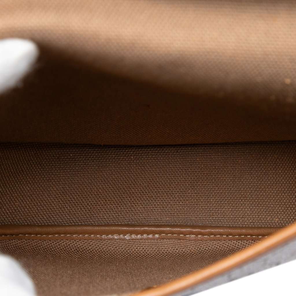 Dior Honeycomb Coated Canvas Crossbody Beige Very good - Model View