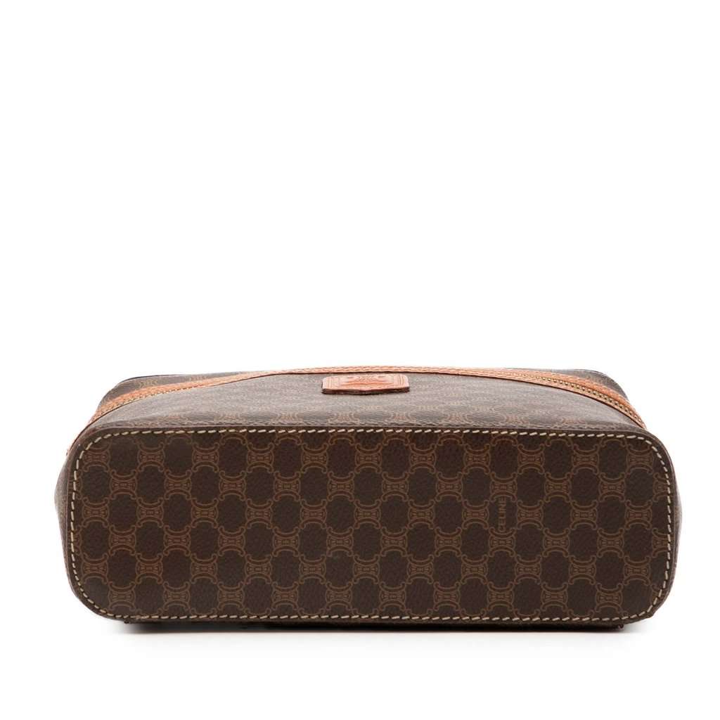 Celine Macadam Coated Canvas Vanity Bag Brown Very good - Inside View