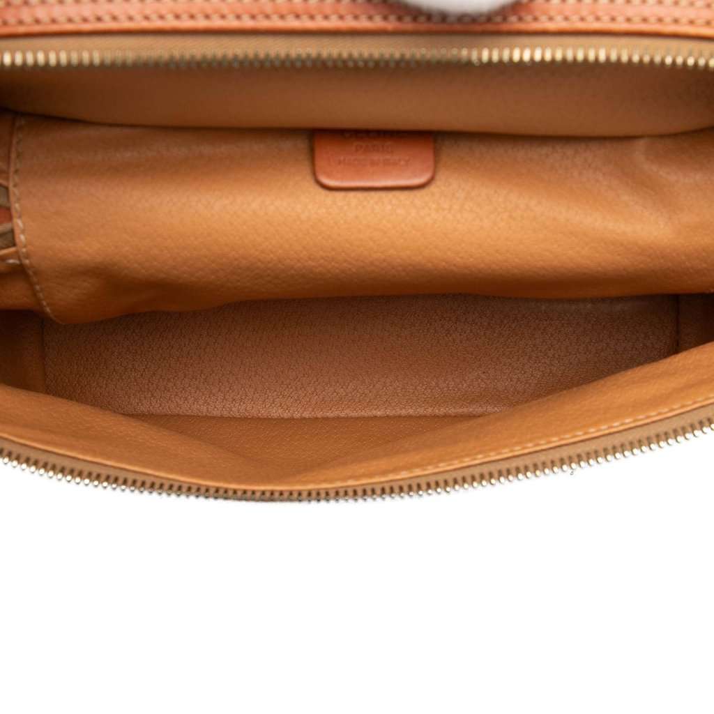 Celine Macadam Coated Canvas Vanity Bag Brown Very good - Model View