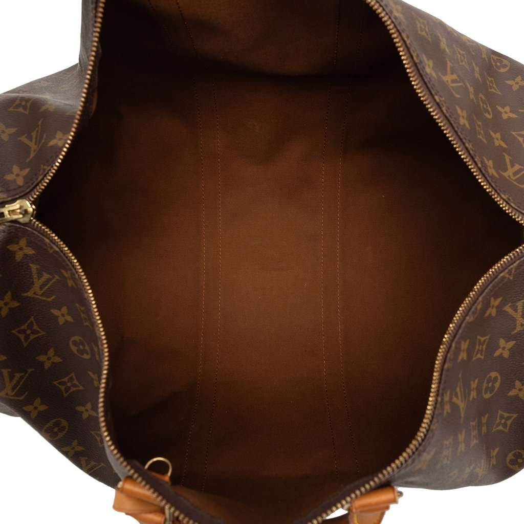 Louis Vuitton Monogram Keepall Bandouliere 55 Brown Very good condition - Model View