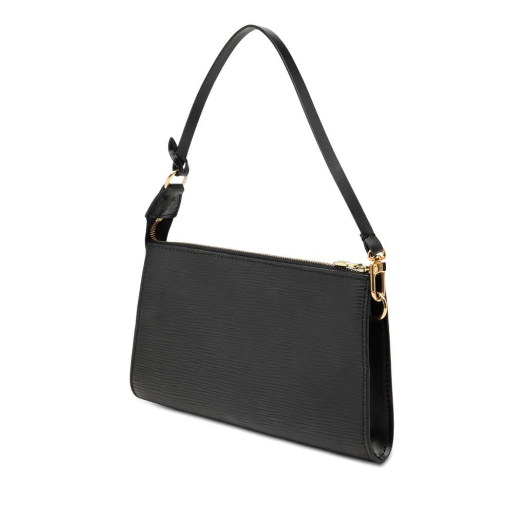 Louis Vuitton Epi Pochette Accessoires Black Leather Good condition - Back View