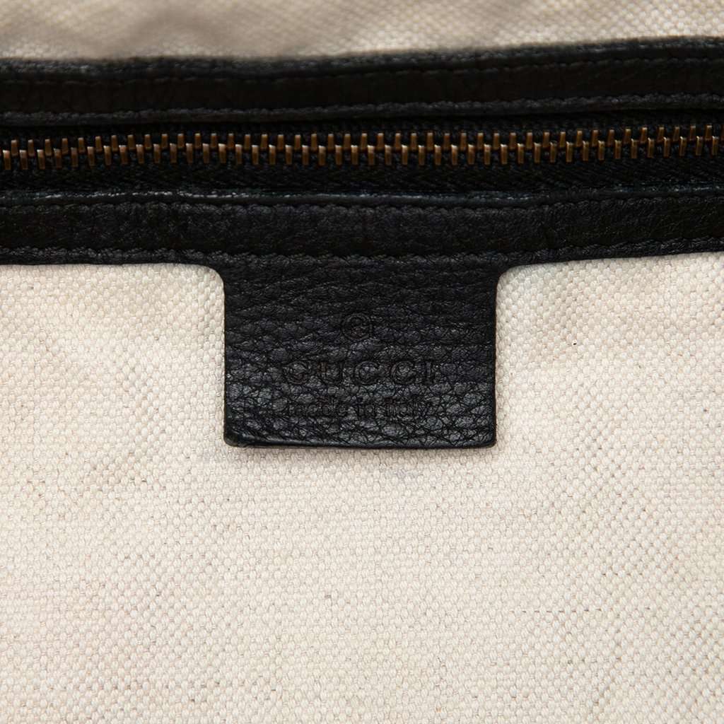 Gucci Large Calfskin Ride Shoulder Bag Black Leather Good - Box View