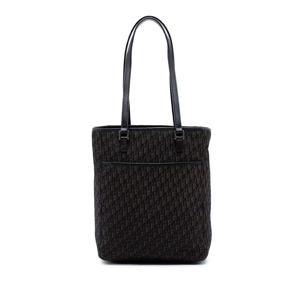 Dior Diorissimo Trotter Canvas Tote Black Very good condition - Front View