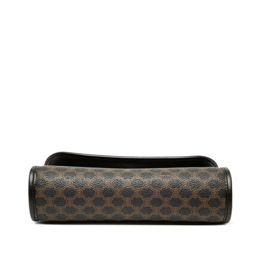 Celine Macadam Coated Canvas Clutch Black Very good condition - Inside View