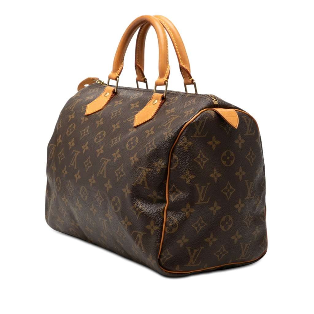 Louis Vuitton Monogram Speedy 30 Brown Very good condition - Back View