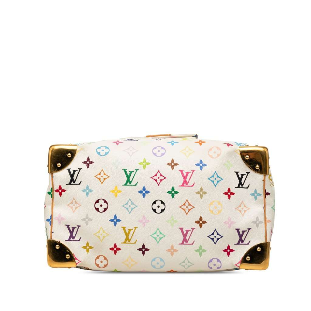 Louis Vuitton Monogram Multicolore Speedy 30 White Very good condition - Inside View