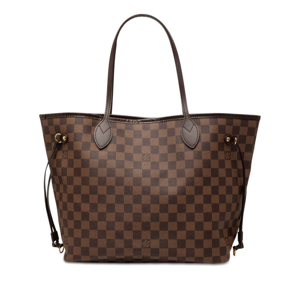 Louis Vuitton Damier Ebene Neverfull MM Brown Very good - Front View