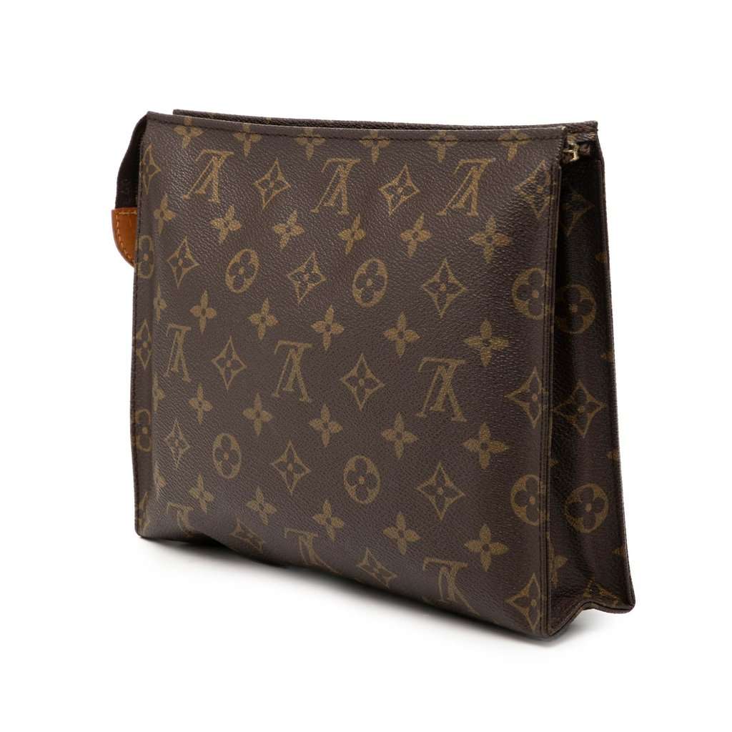 Louis Vuitton Monogram Toiletry Pouch 26 Brown Very good condition - Back View
