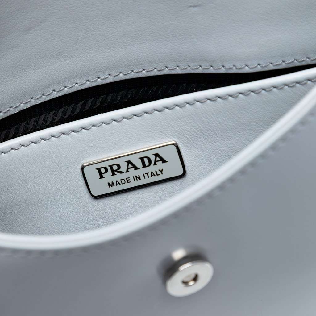Prada Mini Brushed Leather Cleo Flap MultiColor Leather Very good condition - Box View
