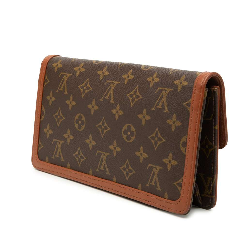 Louis Vuitton Monogram Pochette Dame PM Brown Very good condition - Back View