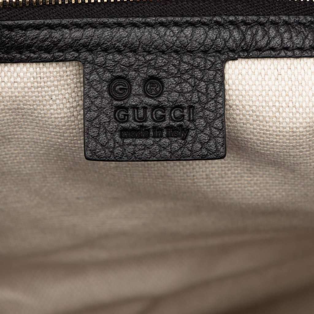 Gucci Medium Calfskin Soho Chain Tote Black Leather Very good condition - Box View