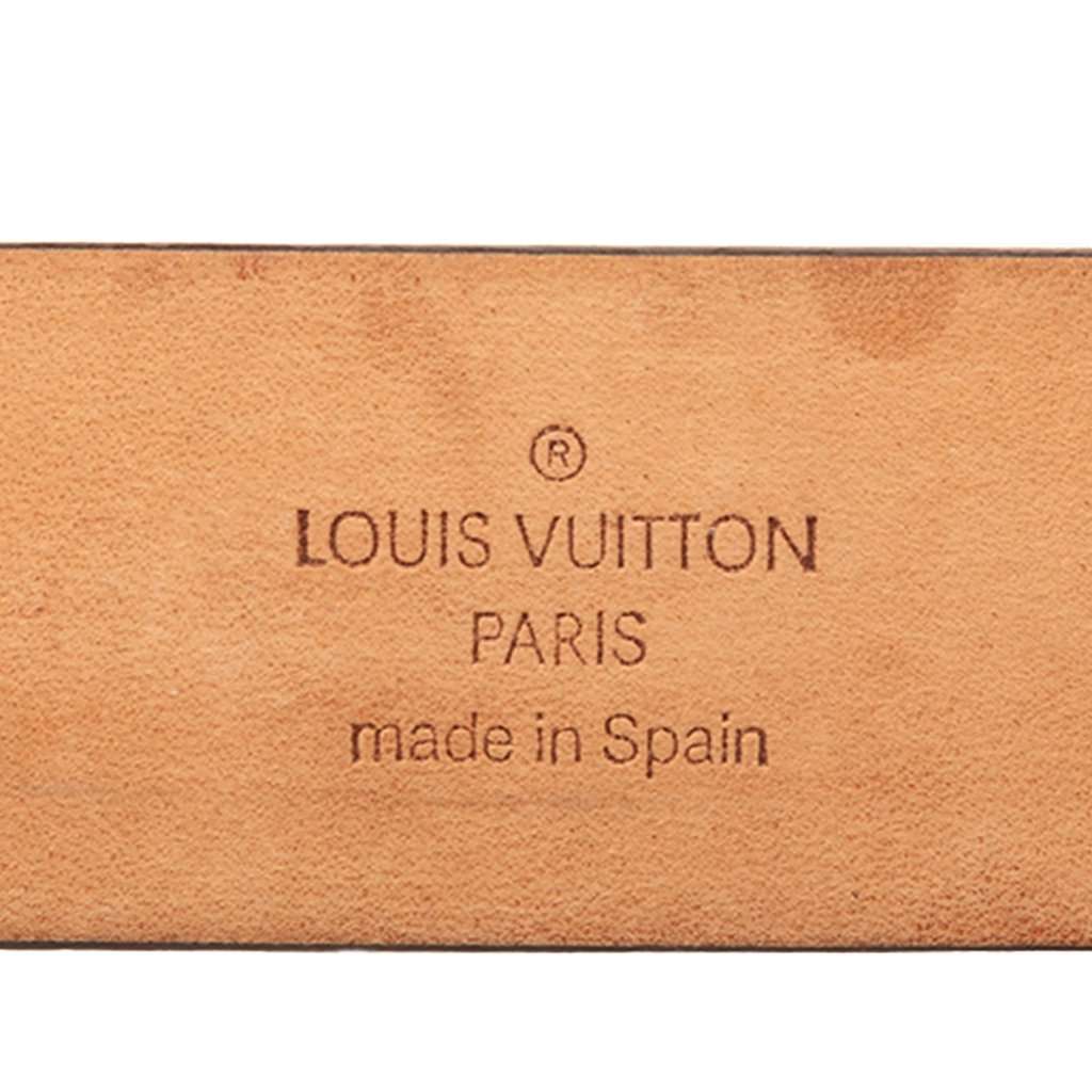 Louis Vuitton Monogram Carre Belt Brown Never worn, with tag - Box View