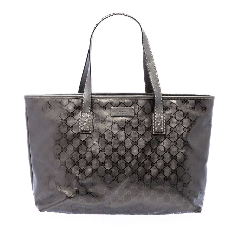 Gucci Medium GG Imprime Tote Gold Very good condition - Front View