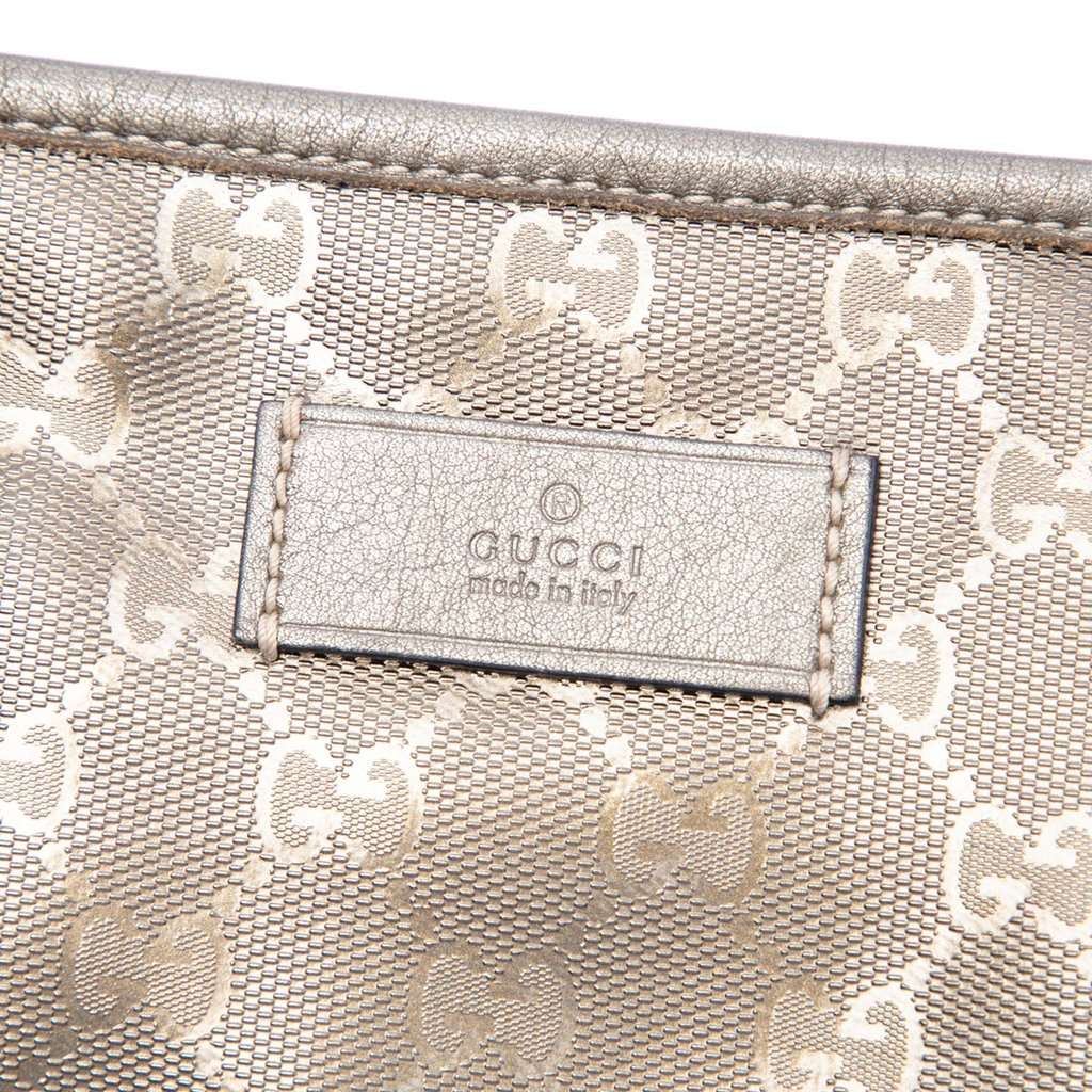 Gucci Medium GG Imprime Tote Gold Very good condition - Box View