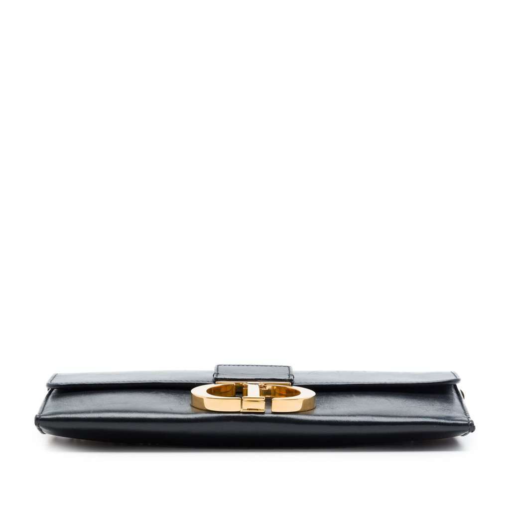 Dior Leather Montaigne 30 Clutch with Chain Black Leather Very good - Inside View