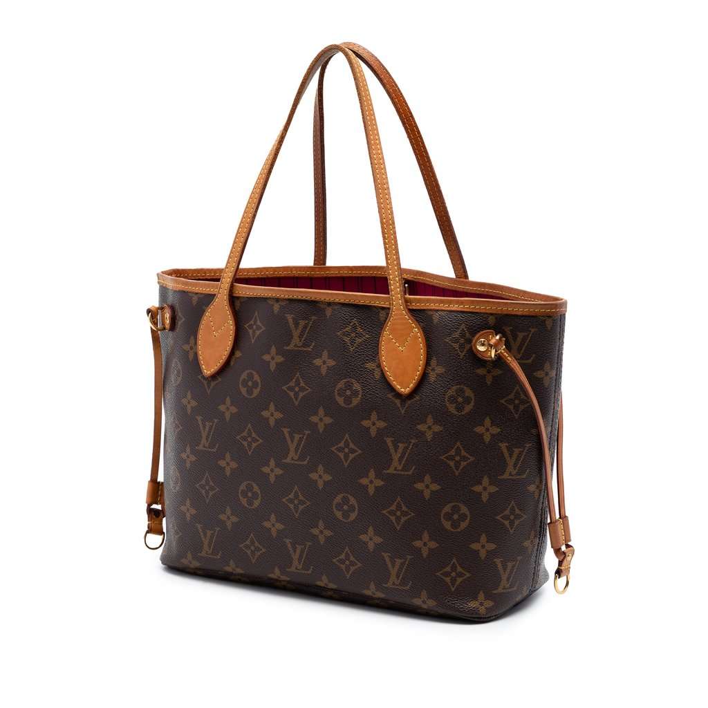 Louis Vuitton Monogram Neverfull PM Brown Very good condition - Back View