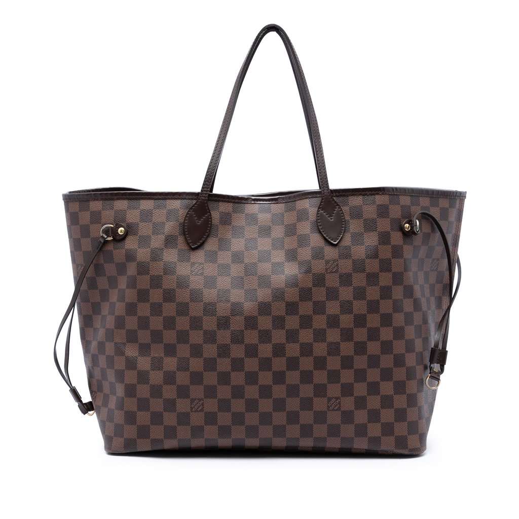 Louis Vuitton Damier Ebene Neverfull GM Brown Very good condition - Front View
