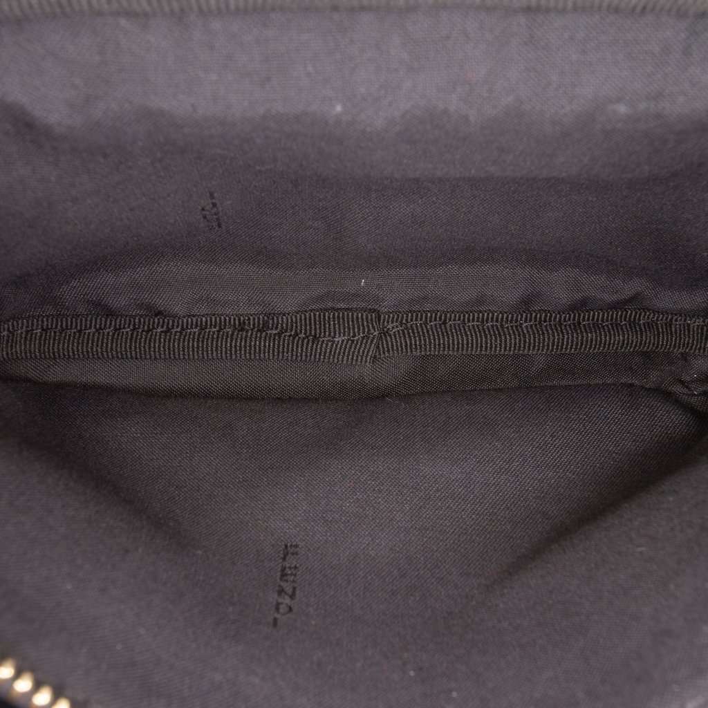 Fendi Leather Easy 2 Baguette Crossbody Black Leather Very good condition - Box View