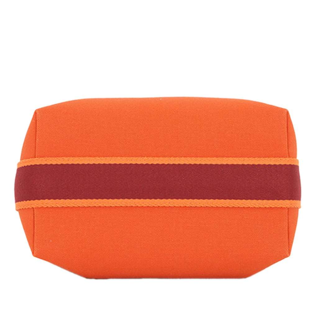 Hermès Small Toile Bride A Brac Case Orange Very good - Inside View