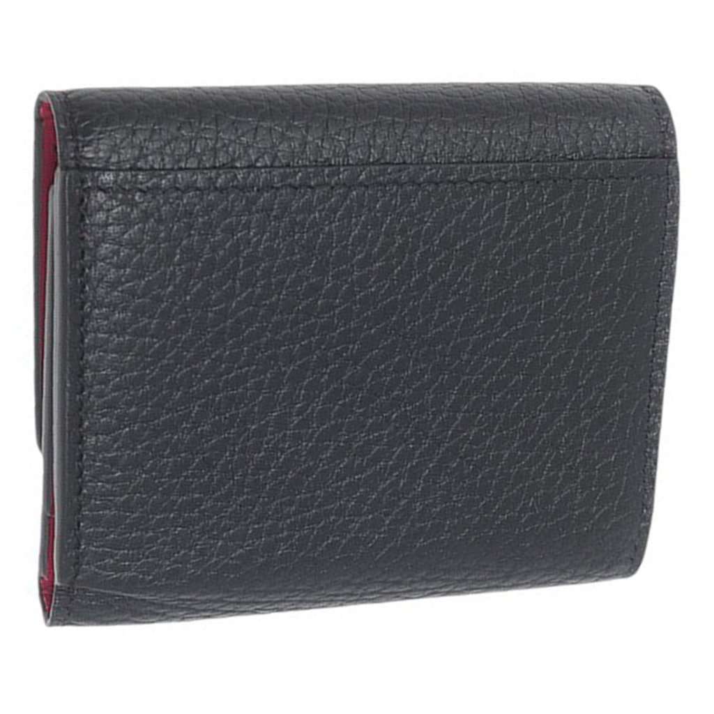 Louis Vuitton Taurillon Capucines Compact Wallet XS Black Leather Very good condition - Back View