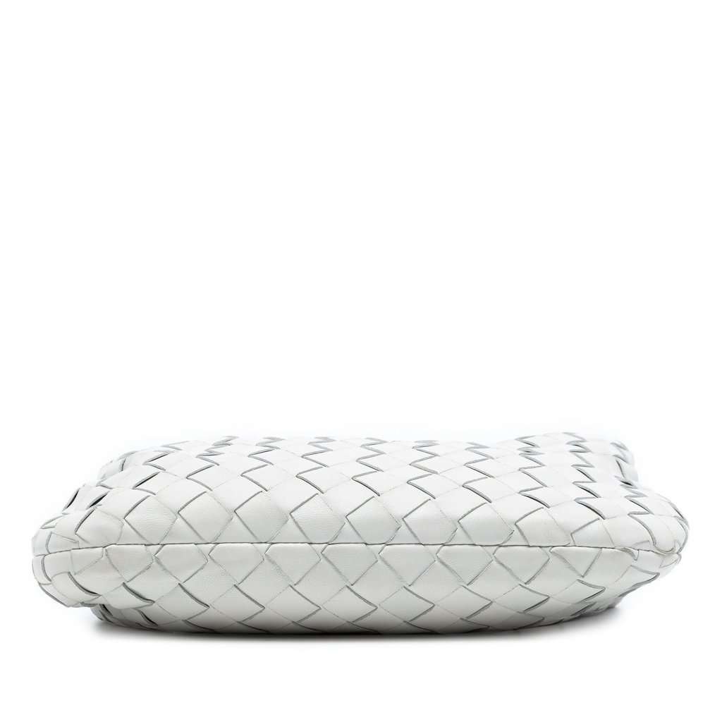 Bottega Veneta Mini Nappa Intrecciato Jodie White Leather Very good condition - Inside View