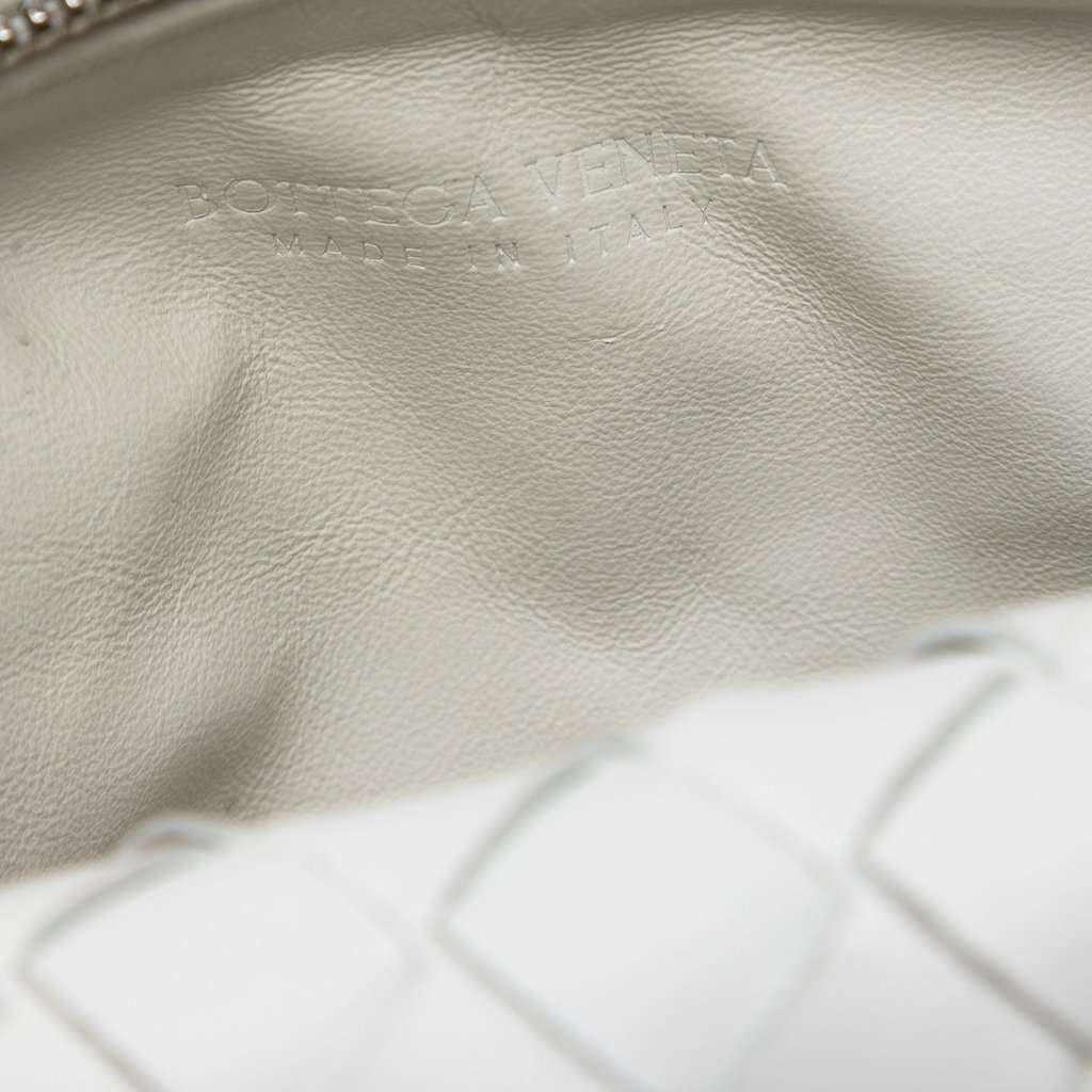 Bottega Veneta Mini Nappa Intrecciato Jodie White Leather Very good condition - Box View