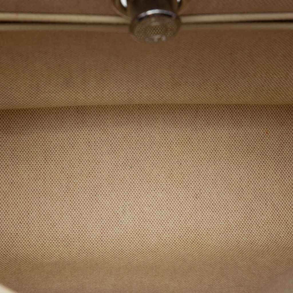 Hermès Toile Herbag PM Beige Very good condition - Model View