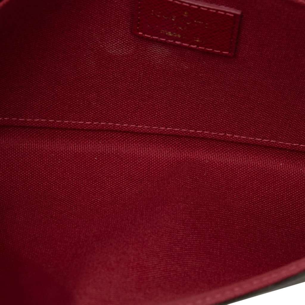 Louis Vuitton Monogram Pochette Felicie Brown Good - Model View