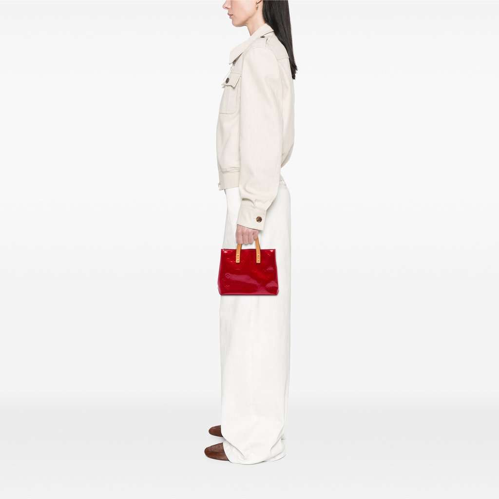 Louis Vuitton Monogram Vernis Reade PM Red Leather Very good - Box View