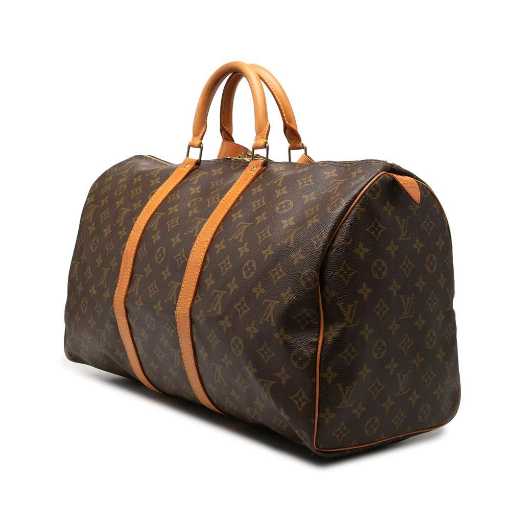 Louis Vuitton Monogram Keepall 50 Brown Very good condition - Back View