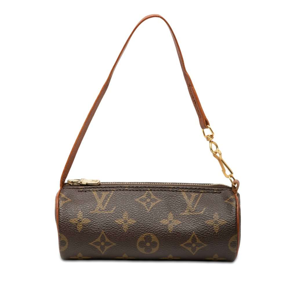 Louis Vuitton Monogram Papillon Pochette Brown Very good - Front View
