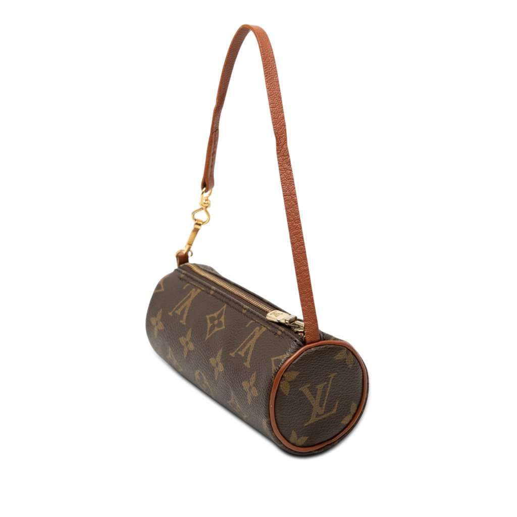 Louis Vuitton Monogram Papillon Pochette Brown Very good - Back View