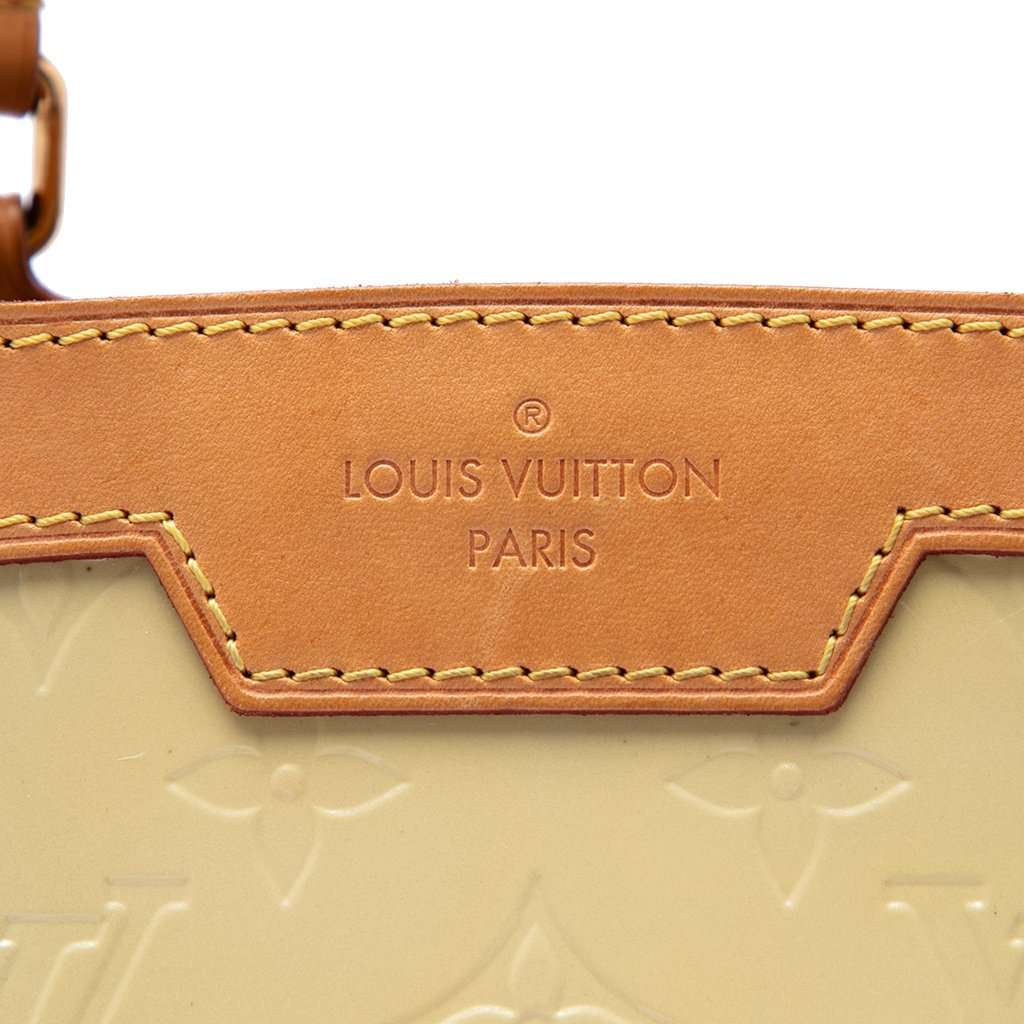 Louis Vuitton Monogram Vernis Brea MM Beige Leather Very good - Box View
