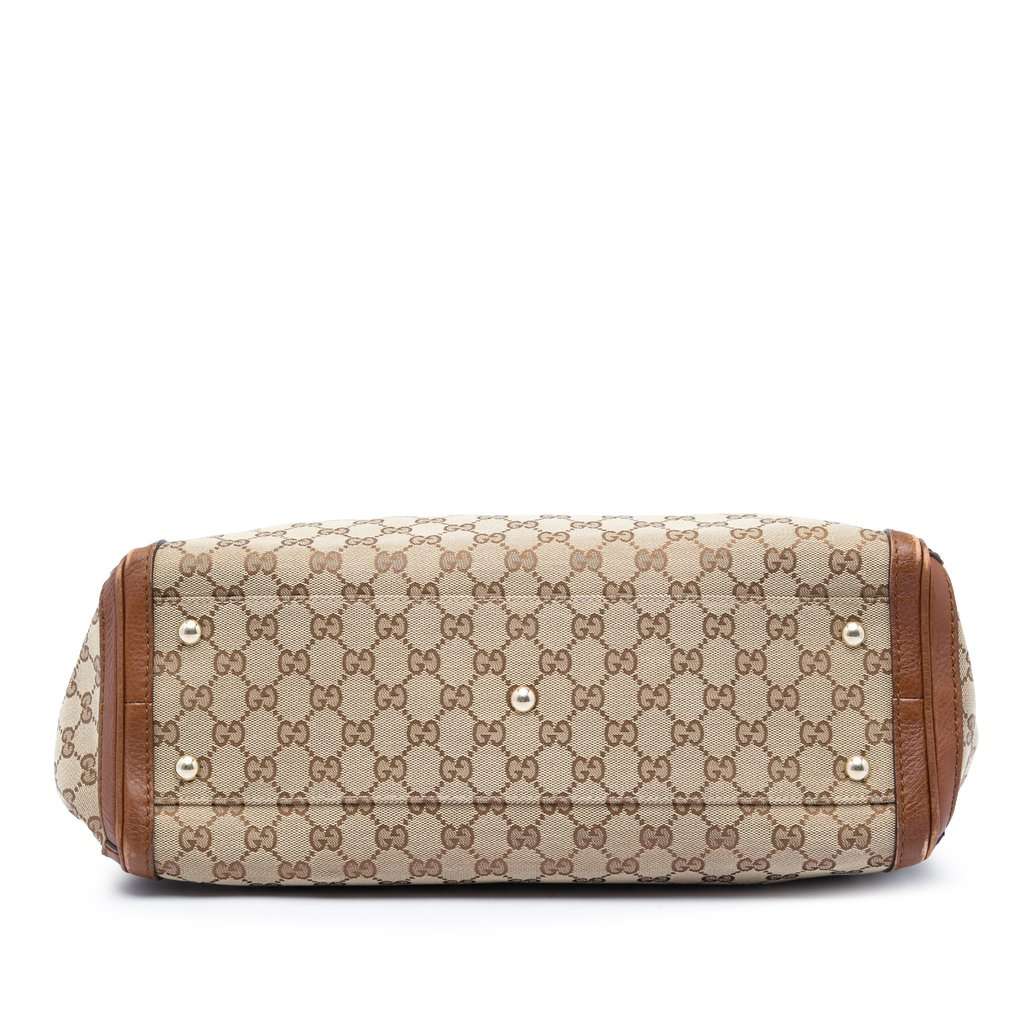 Gucci GG Canvas Bella Tote Beige Very good - Inside View