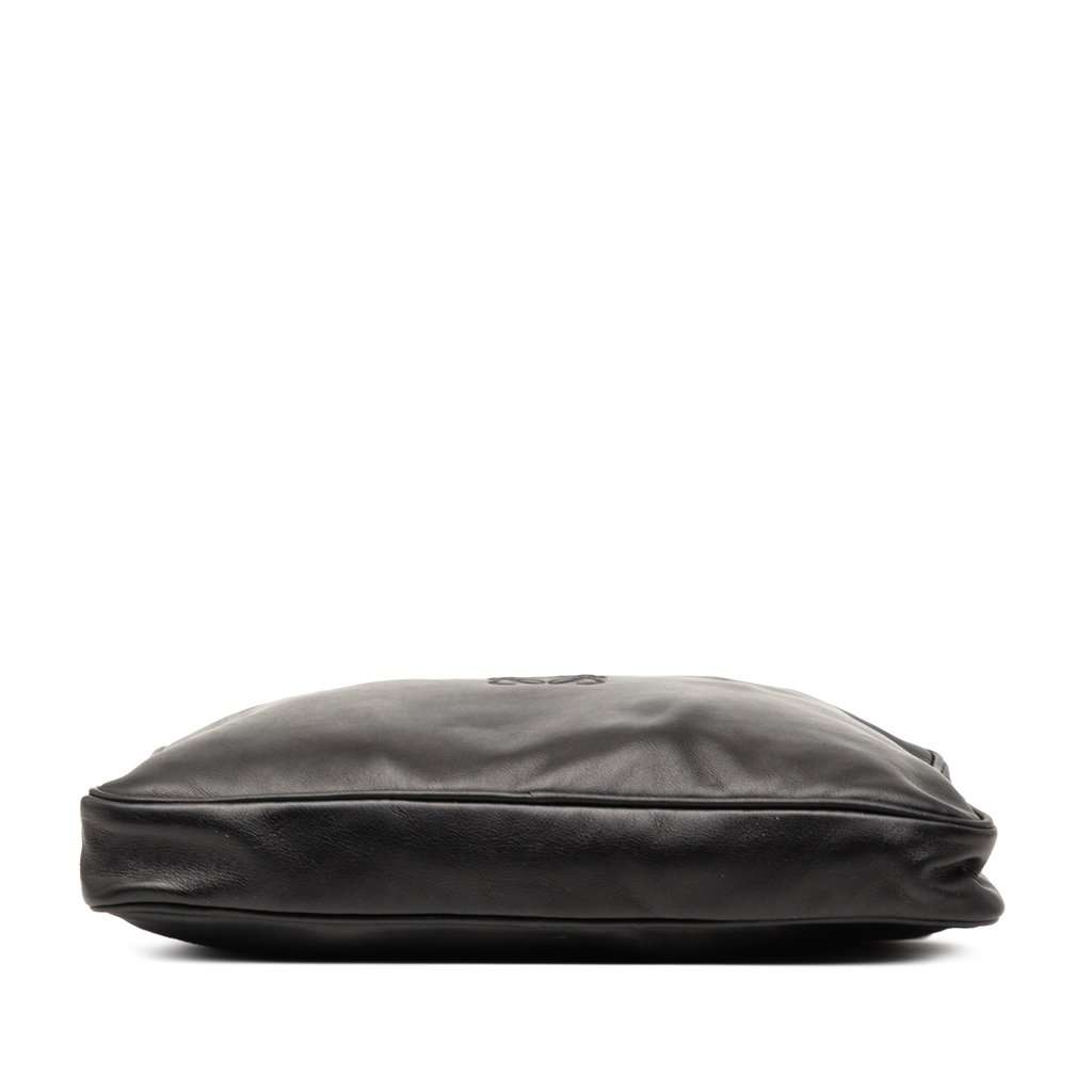 Loewe Leather Anagram Clutch Black Leather Very good condition - Inside View