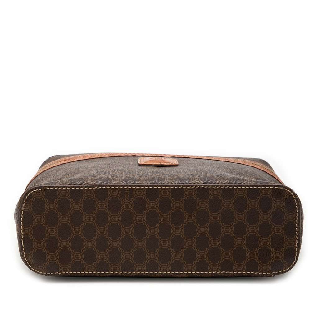 Celine Macadam Coated Canvas Vanity Bag Brown Very good - Inside View