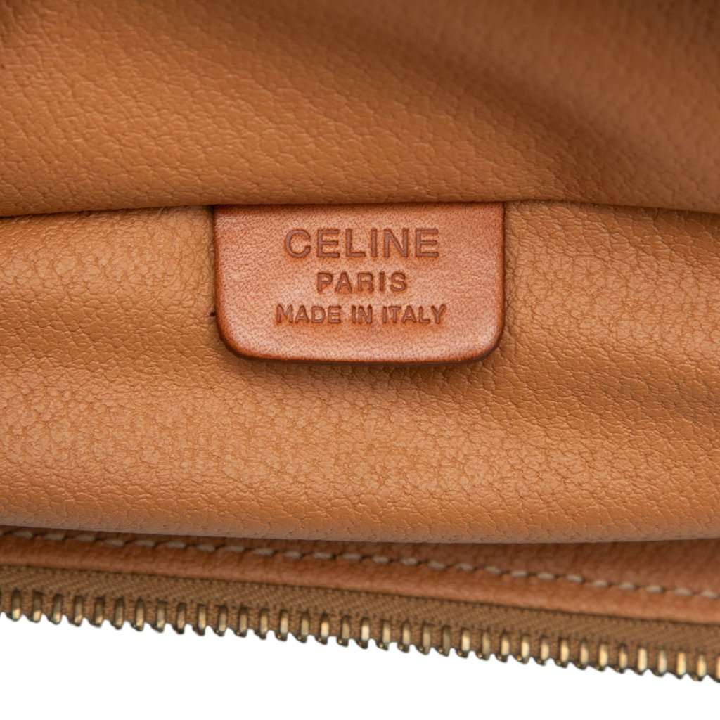 Celine Macadam Coated Canvas Vanity Bag Brown Very good - Box View