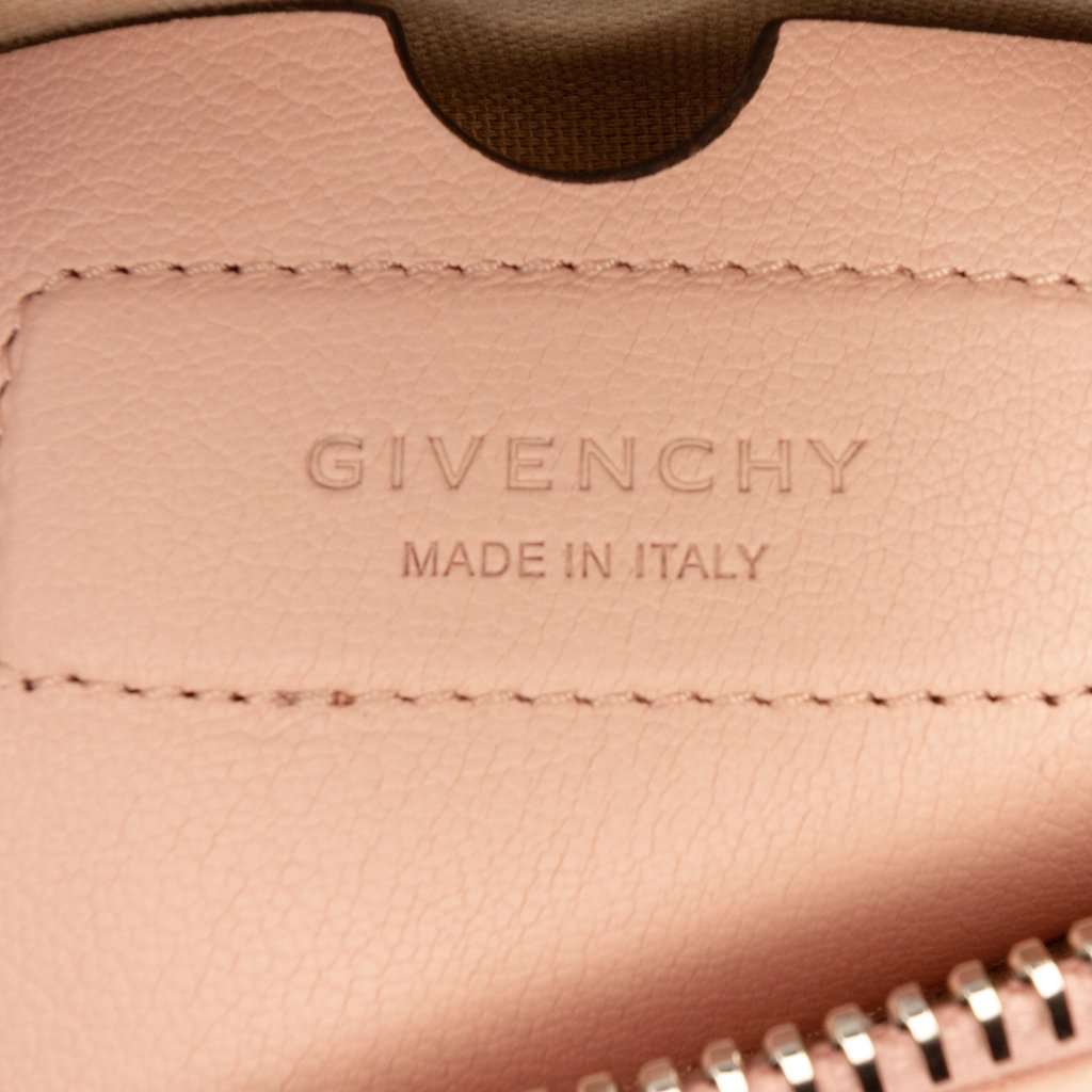 Givenchy Nano Grained Calfskin Antigona Crossbody Pink Leather Very good - Box View